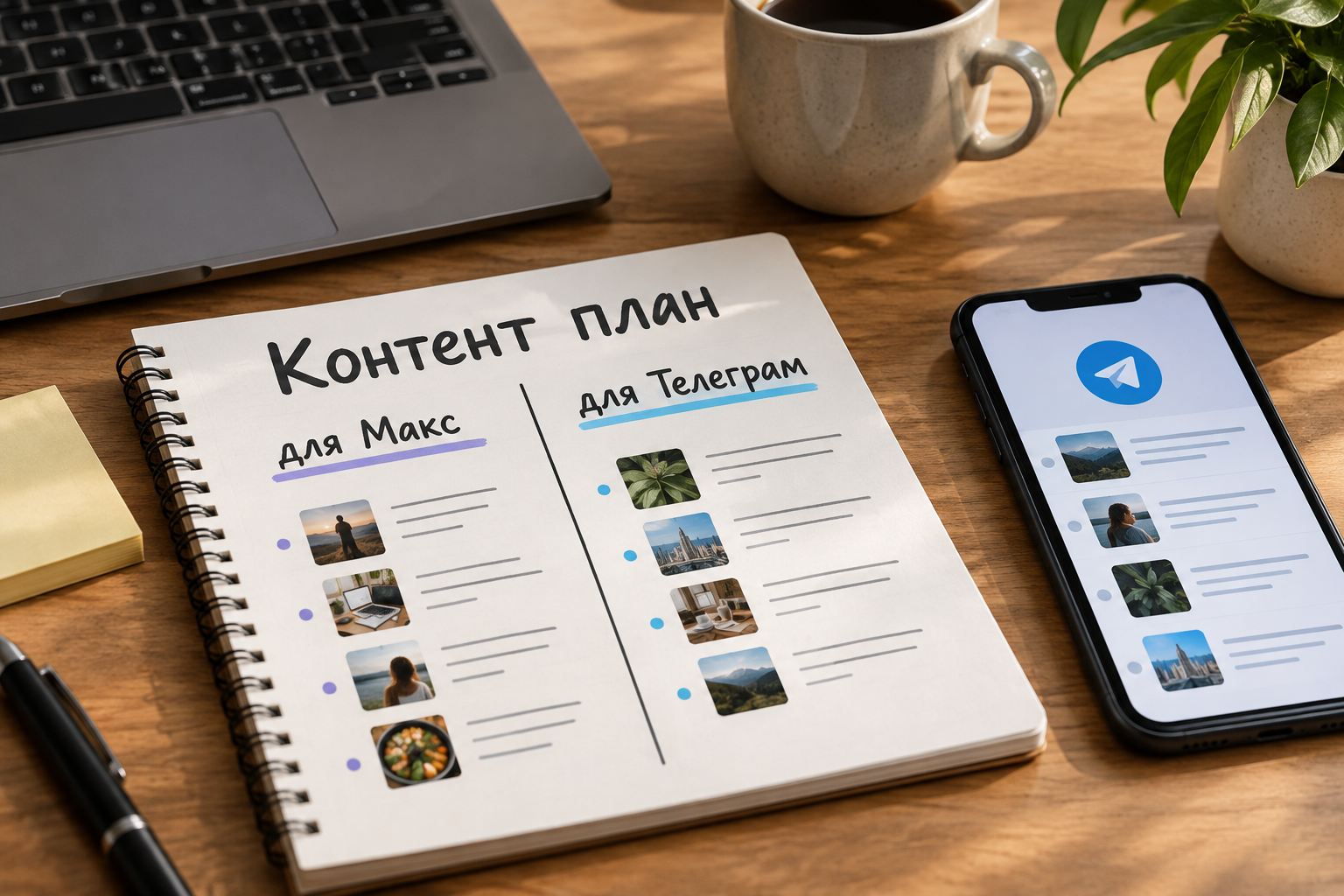 Фотореализм, предметная деталь по теме «Контент план для макс и чем отличается д